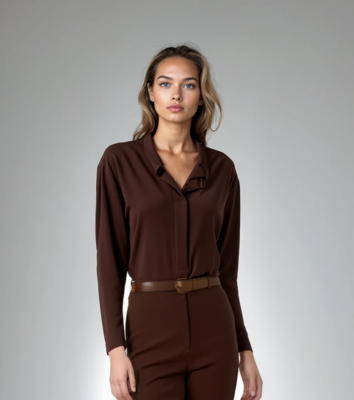 CAMICIA DONNA M/L AI256037/FL Ingrosso Maglieria Donna Tellini S.r.l.